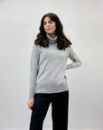 Maglione dolcevita con brillantini taglia comoda