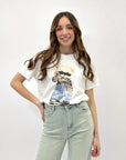 T-Shirt con Orsetto Glam – Bianco