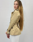 Giacca trench corta