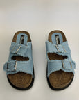 Sandali in denim alti Murano