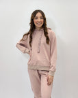 Felpa premium in cotone con paillettes