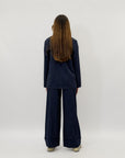Completo giacca e pantaloni a righe