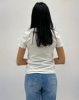 T-shirt in cotone tinta unita petite