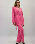 Completo giacca e pantalone con cintura