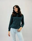 Pullover lupetto lurex