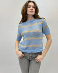 Maglia crochet mezze maniche