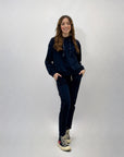 Felpa premium in cotone con paillettes