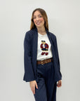 Completo giacca e pantaloni a righe