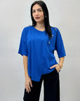 Maglia comoda con dettaglio bottoni