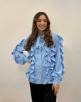 Camicia con volant