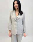 Completo elegante gilet giacca e pantaloni