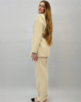 Completo giacca e pantalone con cintura