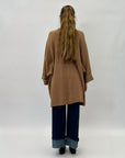 Cardigan lungo comodo con tasche