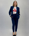 Completo giacca e pantaloni a righe