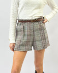 Completo premium giacca e pantaloncini check