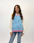 Gilet morbido con cuori
