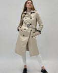 Giacca trench lunga