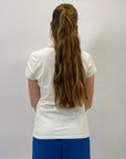 T-shirt con palloncino e scritta