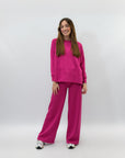 Completo tuta con pantalone ampio