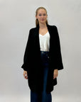 Cardigan lungo comodo con tasche