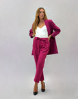 Completo giacca e pantalone con fiocco