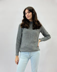 Pullover lupetto lurex