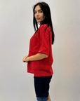 Camicia con fantasia e bottoni