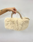 Borsa con pelo a secchiello