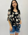 Maglia taglia comoda con nodo