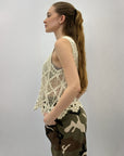 Canotta crochet smanicato