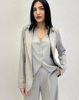 Completo elegante gilet giacca e pantaloni