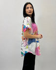 Camicia taglia comoda con stampa