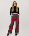 Pantaloni a quadri scozzesi tartan - Made in Italy