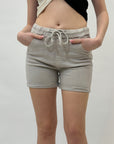 Pantaloncini con elastico in vita