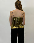 Top con dettaglio scollo in lurex