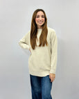 Maglione ampio con rombi