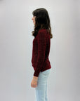 Pullover lupetto lurex