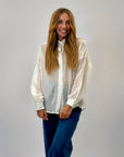 Camicia scollo coreana tinta unita