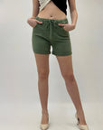 Pantaloncini con elastico in vita