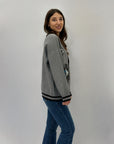Cardigan premium con paillettes