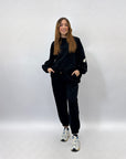 Completo premium in cotone felpa e pantaloni