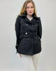 Giacca trench corta
