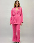 Completo giacca e pantalone con cintura