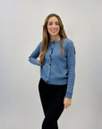 Cardigan morbido intrecciato