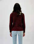 Pullover lupetto lurex