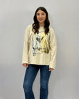 Maglia con cappuccio in similpile