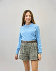 Completo premium giacca e pantaloncini check