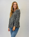 Maglia morbida maculata misto lana