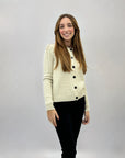 Cardigan morbido intrecciato