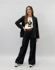 Completo giacca e pantaloni a righe